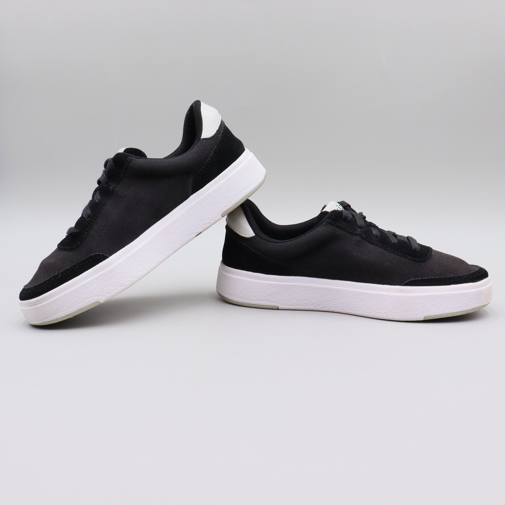 Kizik Prague Black Canvas Suede Hands-Free Slip On Sneakers Womens 7 Mens 5.5 US - Picture 4 of 8